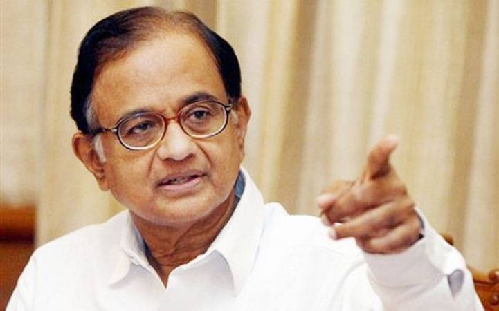 P Chidambaram showered annoyance over PM walk After casting vote