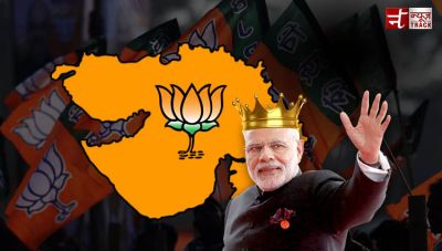 BJP celebrates win, lotus blossoms in HP and Gujarat