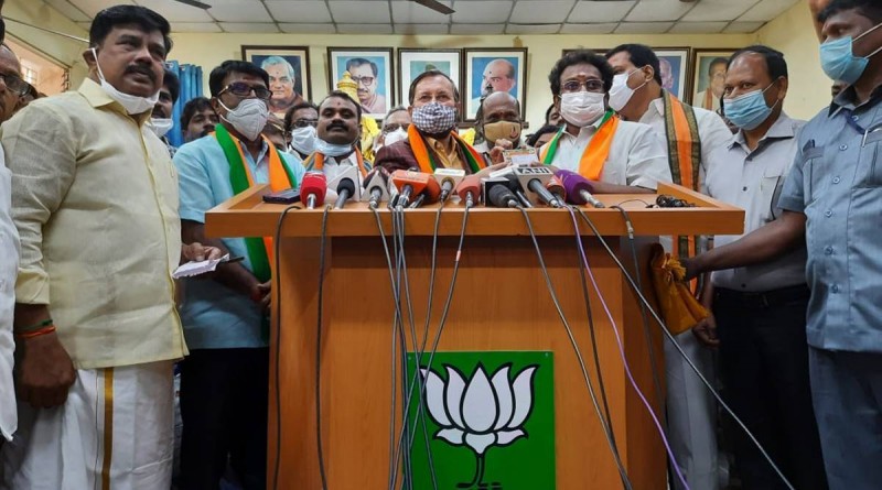 MNM prominent leader Arunachalam joins BJP, TN Elections 2021