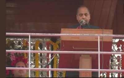 Jairam Thakur  takes oath as  14th CM of HP witnessed by all BJP Political dignitaries