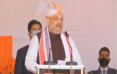 Amit Shah inaugurates development projects in Manipur