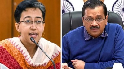 BJP Crosses Majority Mark in Delhi; AAP's Atishi Falls Behind, Kejriwal in Lead