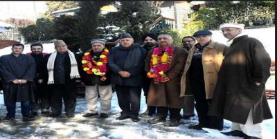 PDP district president of Baramulla, Irshad Rasool Kar, joined the National Conference in presence of party president