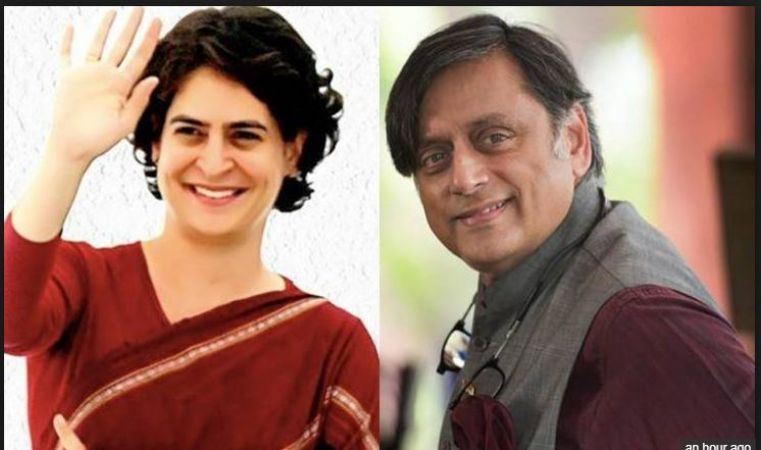 Priyanka Gandhi is a new superstar on social media, within 12 hours get 1 lakh followers: Shashi Tharoor