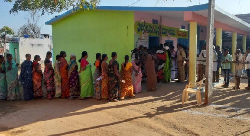 Andhra Pradesh Holds Panchayat Polls In Disputed Kotia