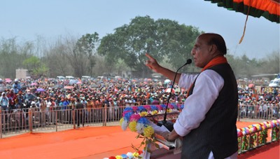 Rajnath Singh to Address Mega Rally in Assam's Barpeta, What You Need to Know