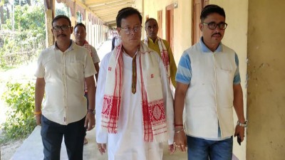 The BJP names Bhuban Gam as its candidate for the Majuli by-election