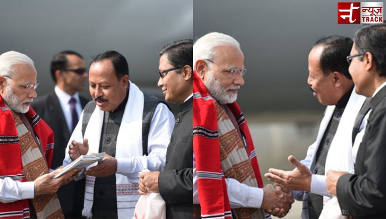 PM Modi reaches Arunachal Pradesh on a day-long visit to the state