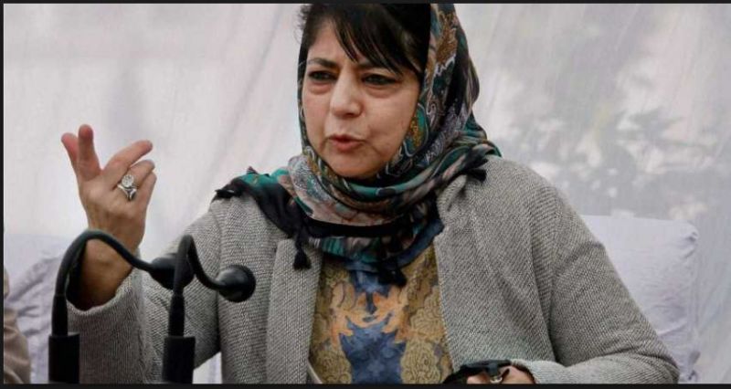PDP chief Mehbooba Mufti courted controversy by stand in support of Yasin Malik’s arrest
