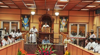 एक संक्षिप्त सत्र के बाद, पुडुचेरी विधानसभा अनिश्चित काल के लिए स्थगित