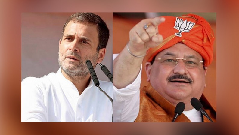 Rahul Gandhi spewing venom against north, has a habit of dividing people, says JP Nadda