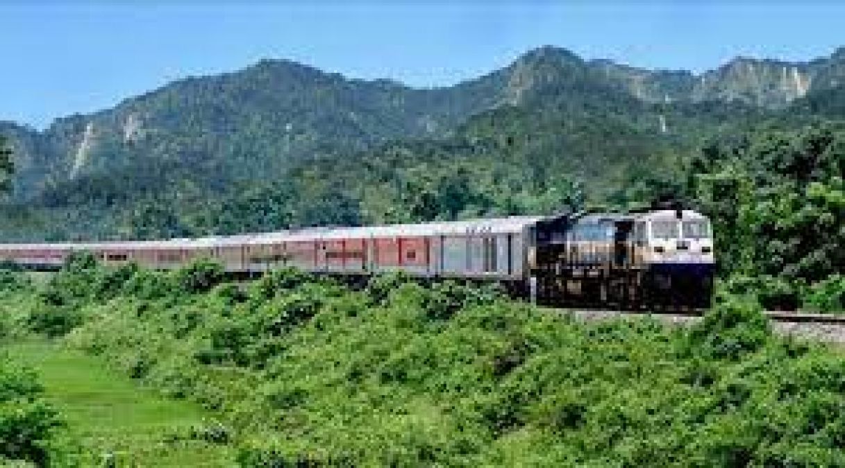 Railway minister flagged off the Jan Shatabdi Express that connects Tripura with Manipur