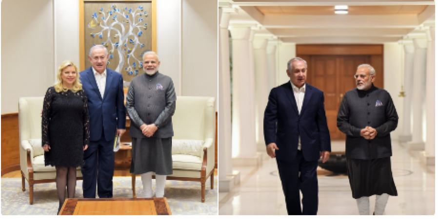 PM Modi hosts private dinner for Israeli Prime Minister Benjamin Netanyahu