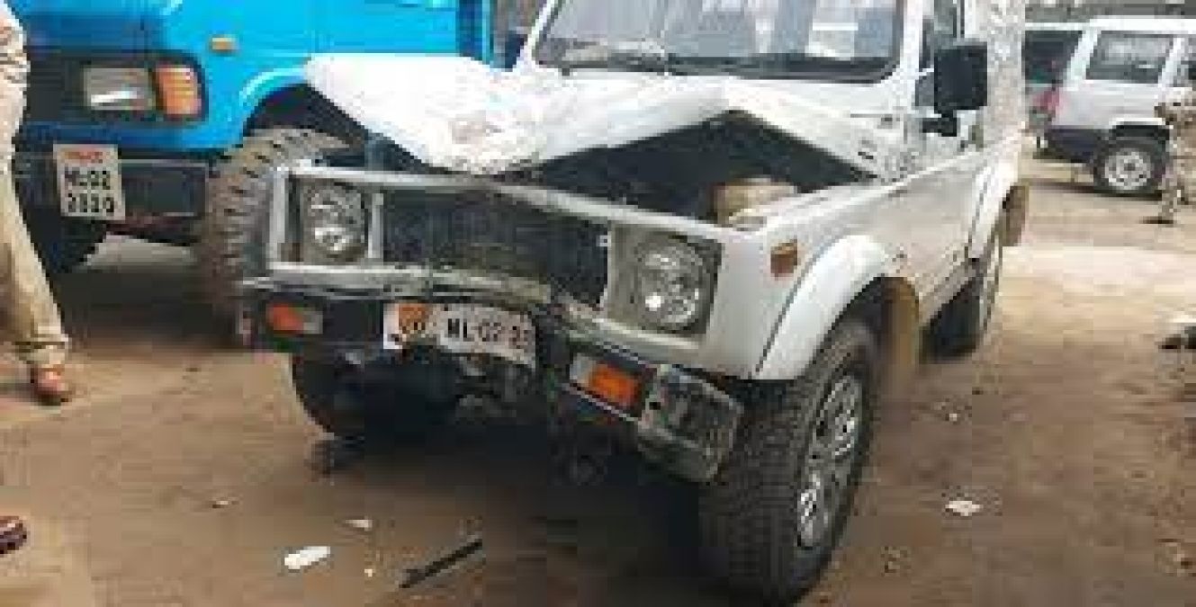 Meghalaya minister's driver has been suspended after an accident