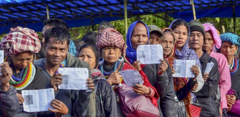 Mizoram has more female voters than male voters