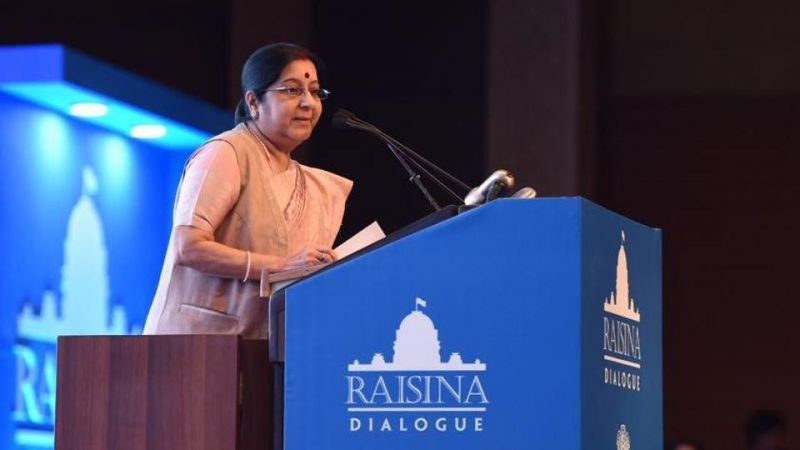 Terrorism is mother of all disruptions: Sushma Swaraj