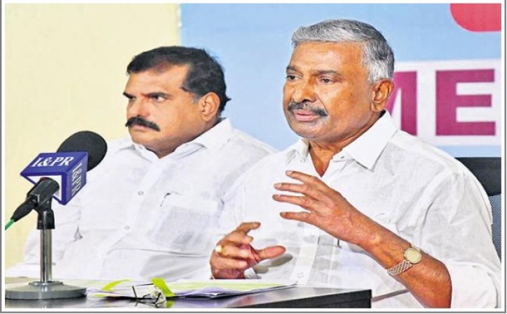Tdp conspiracy to spill invillages: Minister Sreedharan