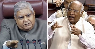 Verbal Spat in Rajya Sabha: Chairman Dhankhar and LoP Kharge Clash Over Remarks