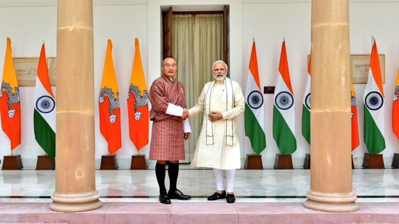 PM Modi holds talks with Bhutan PM on Doklam issue