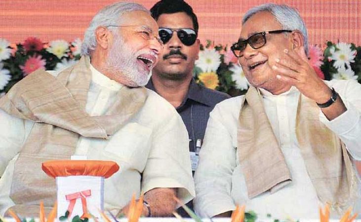 Shiv Sena mocks at the BJP-JD (U) reunion