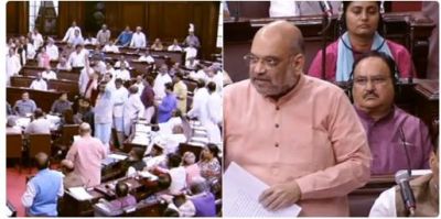 Uproar in RS after BJP President Amit Shah says 'Rajiv Gandhi signed Assam accord in 1985'