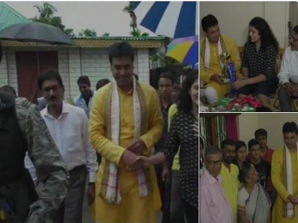 Sampark for Samarthan: Tripura CM meets  Nishtha Chakraborty