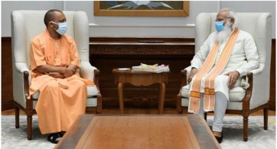 PM  Modi Meets Yogi Adityanath,  Ayodhya Projects reviewed