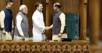 Rahul Gandhi Extends Congrats to Lok Sabha Speaker Om Birla, Emphasizes Role of Opposition