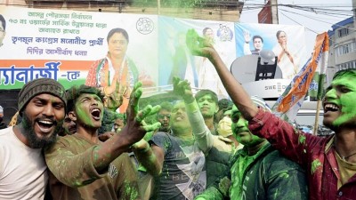 बंगाल के निकाय चुनावों में टीएमसी भारी जीत की ओर बढ़ रही