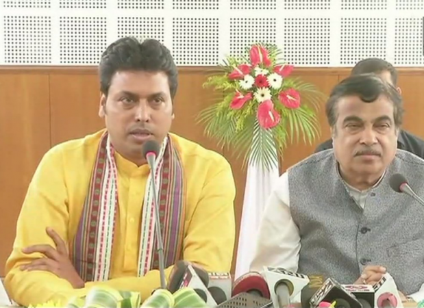 Biplab Kumar Deb to be CM of Tripura, Nitin Gadkari