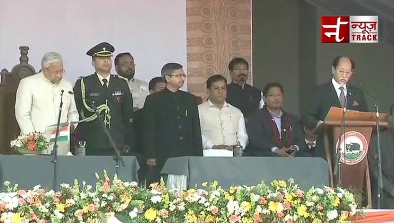 Kohima:  Neiphiu Rio  sworn in as CM of Nagaland