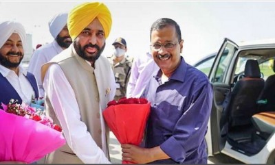AAP leader Bhagwant Mann took oath as Punjab CM