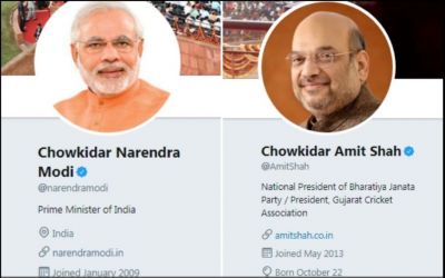 PM Modi started a new trend on Twitter with several Union ministers the following suit…