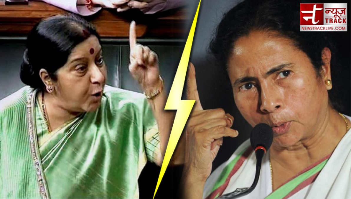 Sushma Swaraj hits out at Mamata Banerjee, says 