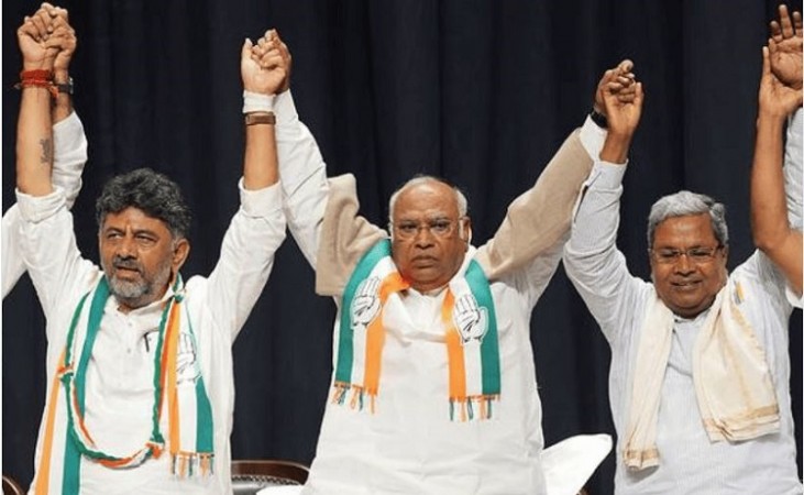 Karnataka CM Race:  Kharge's meeting with Siddaramaiah and DKS