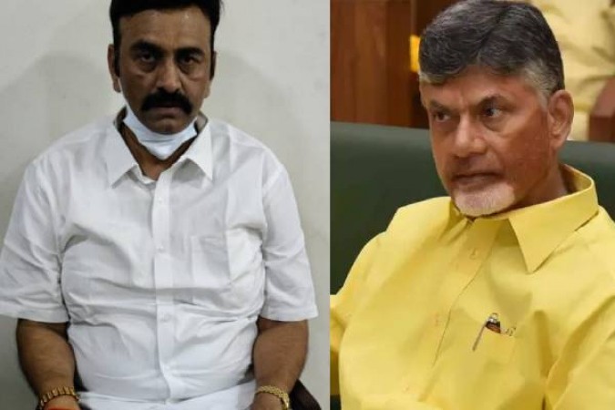 Once again TDP national president N Chandrababu Naidu came in support of Narsapuram MP, writes letter to governor