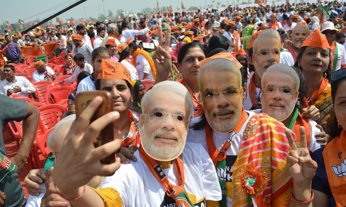 BJP takes lead on all seats in Gujarat state