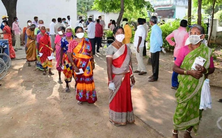 Telangana's Munugode assembly Polling underway