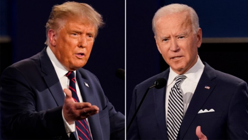 Trump and Joe Biden opened their tally with a predictable string