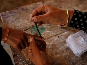 Peaceful Voting in Sanwer, recorded 78.01 percent