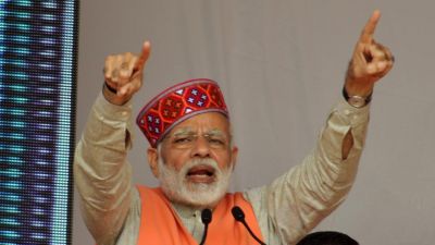Prime Minister Narendra Modi slashed  the Congress in HP