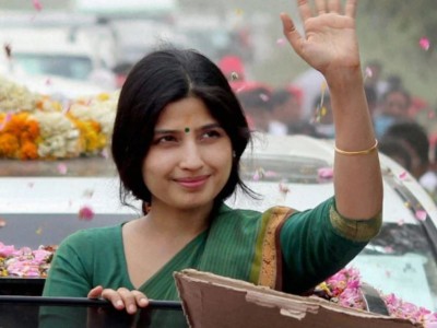 SP candidate Dimple Yadav files nomination for Mainpuri LS bypoll