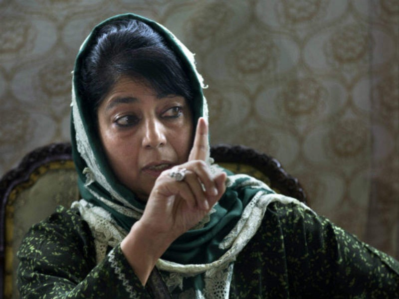 Mehbooba Mufti retaliates to Amit Shah’s attack says, ‘Fighting elections in alliance also anti-national now