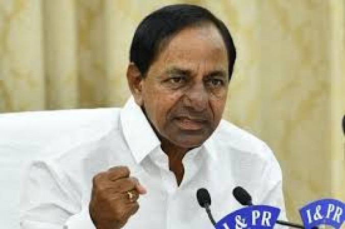 TRS KCR declaring war against  BJP