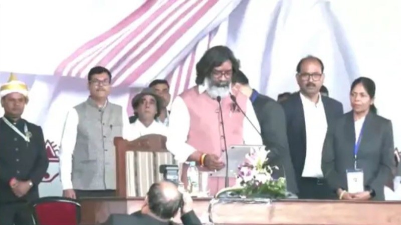 Hemant Soren Sworn In As Jharkhand Chief Minister For The Fourth Time ...