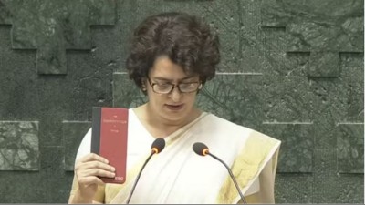 Priyanka Gandhi Sworn in as Lok Sabha MP After Winning Wayanad By-election