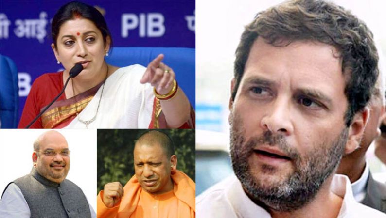 Rahul in Gujarat, Smriti Irani in Amethi: The battle of poll-bounds continues