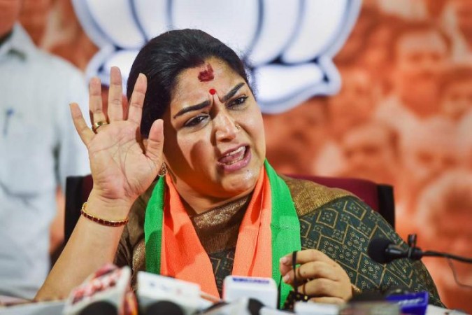 Now a BJP member, Khushboo Sundar lashes out at Congress
