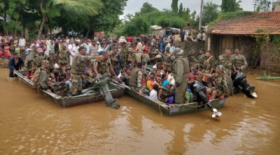Karnataka Ministers has no-time for flood relief, slams Congress