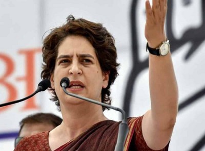 Priyanka Gandhi in Lucknow today to review Congress' campaign